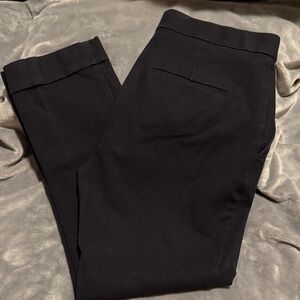 Ann Taylor Black Slim Tailored Ponte Trousers